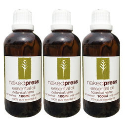100ML x 3 (SAVE 30%) - LEMON OIL (ARGENTINA) - 100% PURE ESSENTIAL OIL (COLD PRESSED) - AROMATHERAPY GRADE - (CITRUS LIMONUM)