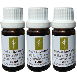 12ML x 3 (SAVE 30%) - LEMON OIL (ARGENTINA) - 100% PURE ESSENTIAL OIL (COLD PRESSED) - AROMATHERAPY GRADE - (CITRUS LIMONUM)
